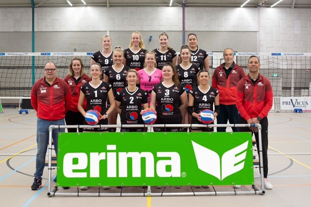 Eredivisie Volleybal Dames: ARBO Rotterdam/FAST speelt ook de komende 3 seizoenen in ERIMA.