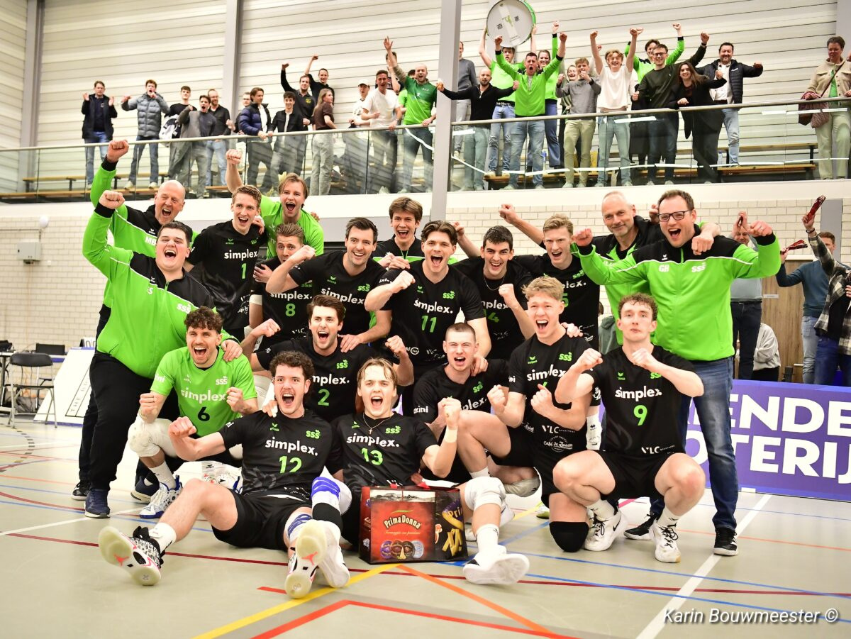 Historische plaatsing voor Bekerfinale Simplex SSS