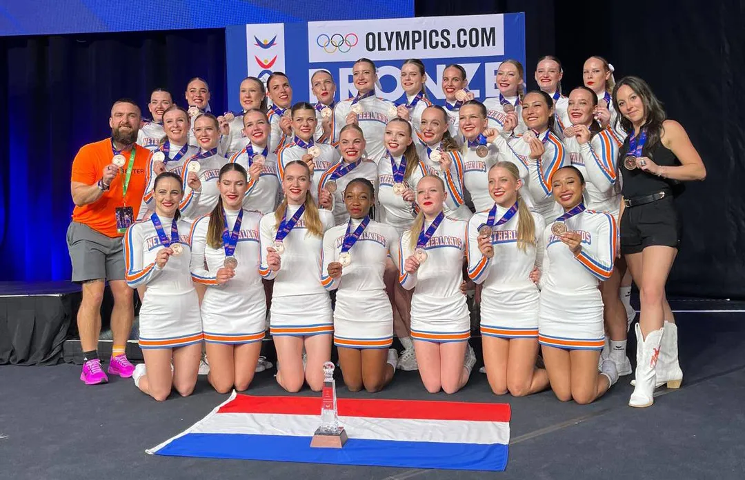 Nederland pakt BRONS op WK Cheerleading