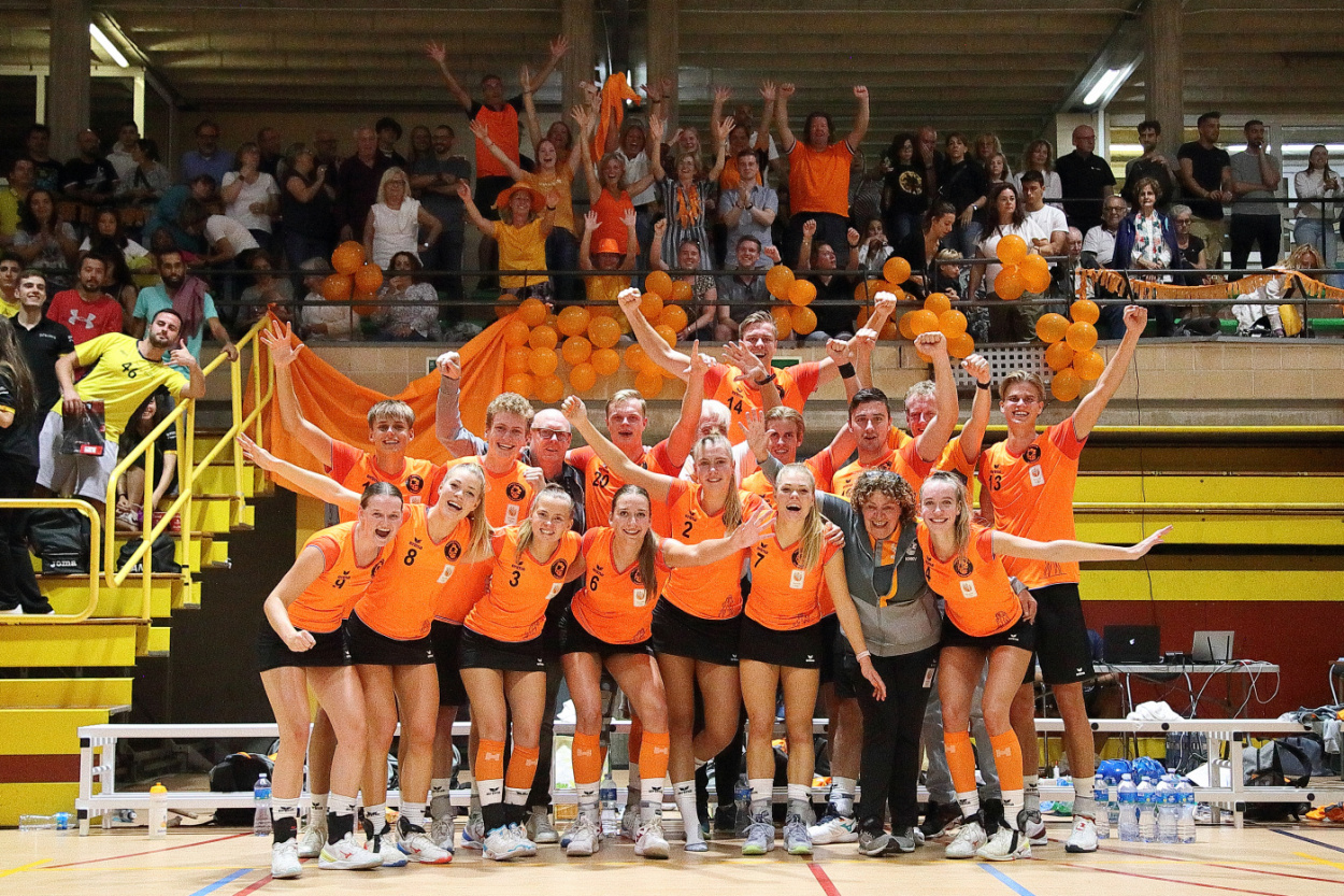 Talent TeamNL Korfbal is Europees Kampioen.