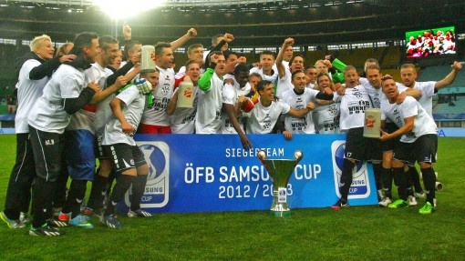 Sensatie: ERIMA- team FC Pasching wint Oostenrijkse beker