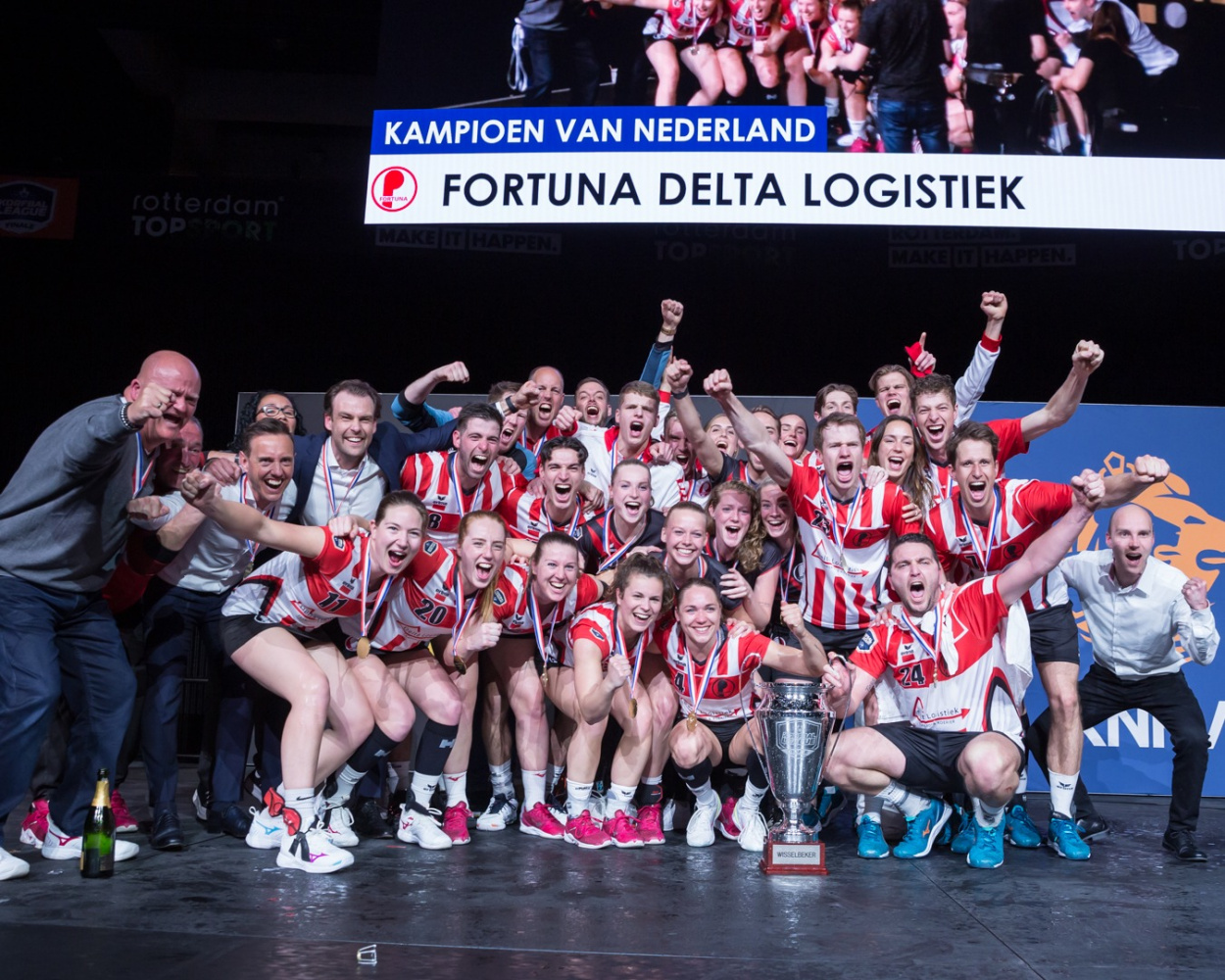 Korfbal League: Fortuna/Delta Logistiek is Kampioen van Nederland!